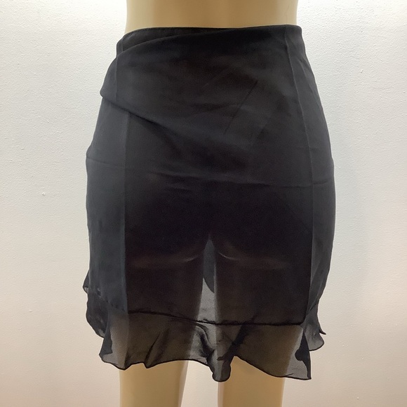 Zuliana Blue and Black Tie - Two Sarong Bundle. Made In USA. - Picture 6 of 6